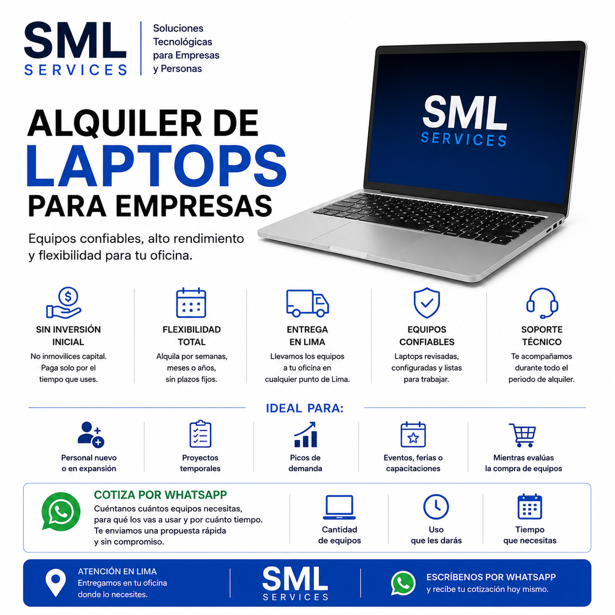 Alquiler de Laptops para Empresas en Lima